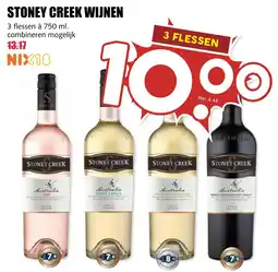De Boerenschuur Stoney Creek wijnen aanbieding