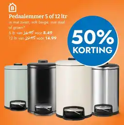 Blokker B pedaalemmer aanbieding