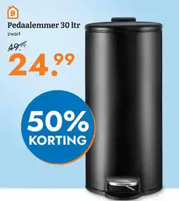 Blokker B Pedaalemmer 30 ltr aanbieding