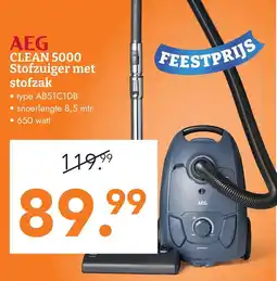 Blokker AEG CLEAN 5000 aanbieding