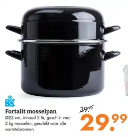 Blokker Fortalit mosselpan aanbieding