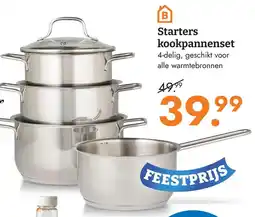 Blokker Starters Kookpannenset aanbieding