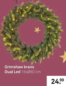Karwei Grimshaw krans aanbieding