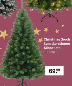 Karwei Christmas Goods kunstkerstboom Minnesota aanbieding