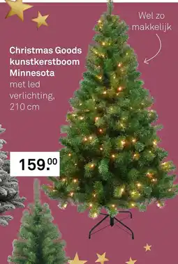 Karwei Christmas Goods kunstkerstboom Minnesota aanbieding