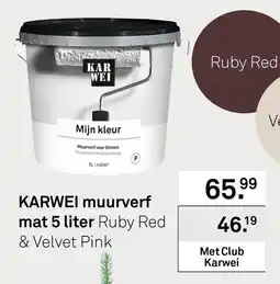 Karwei Karwei Muurverf Mat aanbieding