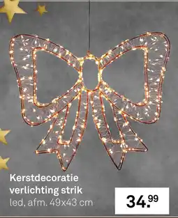 Karwei Kerstdecoratie verlichting strik aanbieding