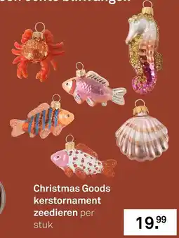 Karwei Christmas Goods kerstornament zeedieren aanbieding