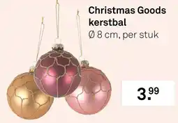 Karwei Christmas Goods Kerstbal aanbieding