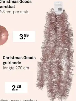 Karwei Christmas Goods guirlande aanbieding