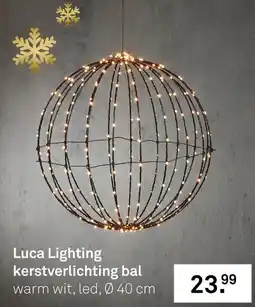 Karwei Luca Lighting kerstverlichting bal aanbieding