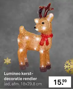 Karwei Lumineo kerstdecoratie rendier aanbieding