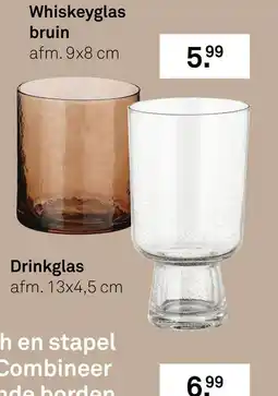 Karwei Whiskeyglas bruin aanbieding