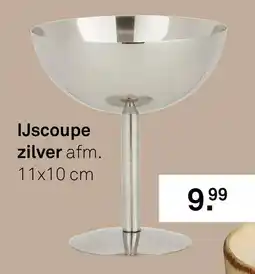 Karwei Ijs coupe zilver afm. aanbieding