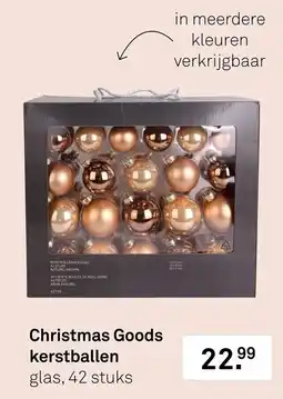 Karwei Christmas Goods kerstballen aanbieding