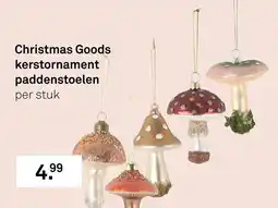 Karwei Christmas Goods kerstornament paddenstoelen aanbieding