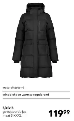Scapino kjelvik gewatteerde jas aanbieding