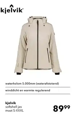 Scapino Kjelvik Softshell Jas aanbieding