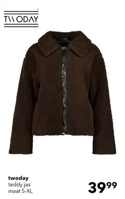 Scapino twoday teddy jas aanbieding
