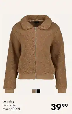 Scapino twoday teddy jas aanbieding