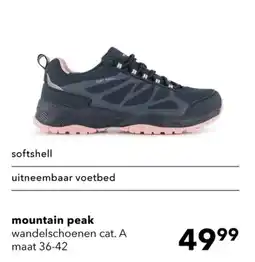Scapino mountain peak wandelschoenen cat. A aanbieding
