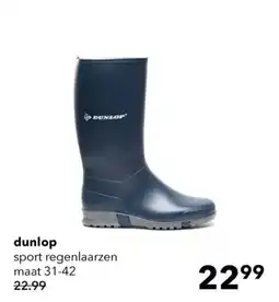 Scapino dunlop sport regenlaarzen aanbieding