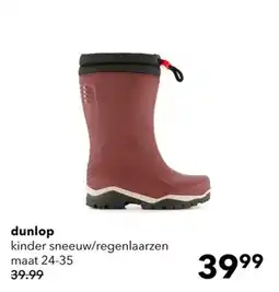 Scapino dunlop kinder sneeuw/regenlaarzen aanbieding
