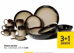 Xenos Divers servies aanbieding