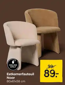 Xenos Eetkamerfauteuil Noor aanbieding