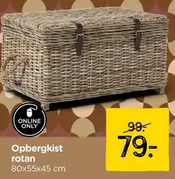 Xenos Opbergkist rotan aanbieding