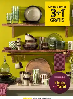 Xenos Divers servies aanbieding