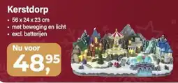 Van Cranenbroek Kerstdorp aanbieding