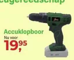 Van Cranenbroek Zeno Accuklopboor aanbieding