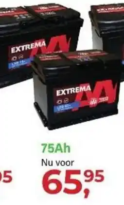 Van Cranenbroek extrema 75ah aanbieding