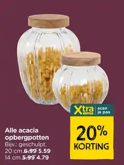 Xenos Alle acacia opbergpotten aanbieding
