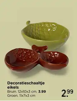 Xenos Decoratieschaaltje eikels aanbieding