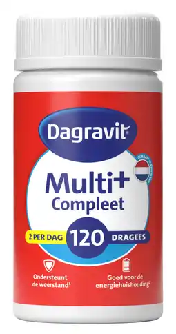 De Online Drogist Dagravit Multi+ Compleet Dragees aanbieding