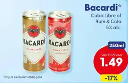 Die Grenze Bacardi Cuba Libre of Rum & Cola aanbieding