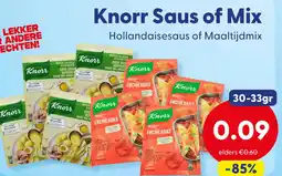 Die Grenze Knorr Saus of Mix aanbieding