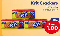 Die Grenze Krit Crackers Hot Paprika aanbieding