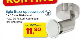 Kluswijs Eglo buzz opbouwspot aanbieding