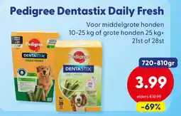 Die Grenze Pedigree Dentastix Daily Fresh aanbieding
