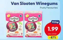 Die Grenze Van slooten winegums fruity favourites aanbieding
