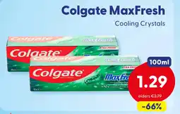 Die Grenze Colgate maxfresh cooling crystals aanbieding
