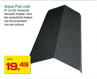 Kluswijs Aqua-pan nok aanbieding