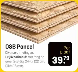 Hubo OSB Paneel aanbieding