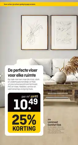 Hubo Silk Laminaat Comfort Oak aanbieding