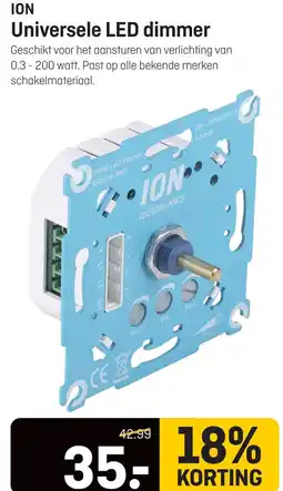 Hubo ION Universele LED dimmer aanbieding