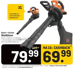 Hubo Black + Decker Bladblazer aanbieding