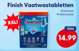 Die Grenze Finish Vaatwastabletten Quantum Professional aanbieding
